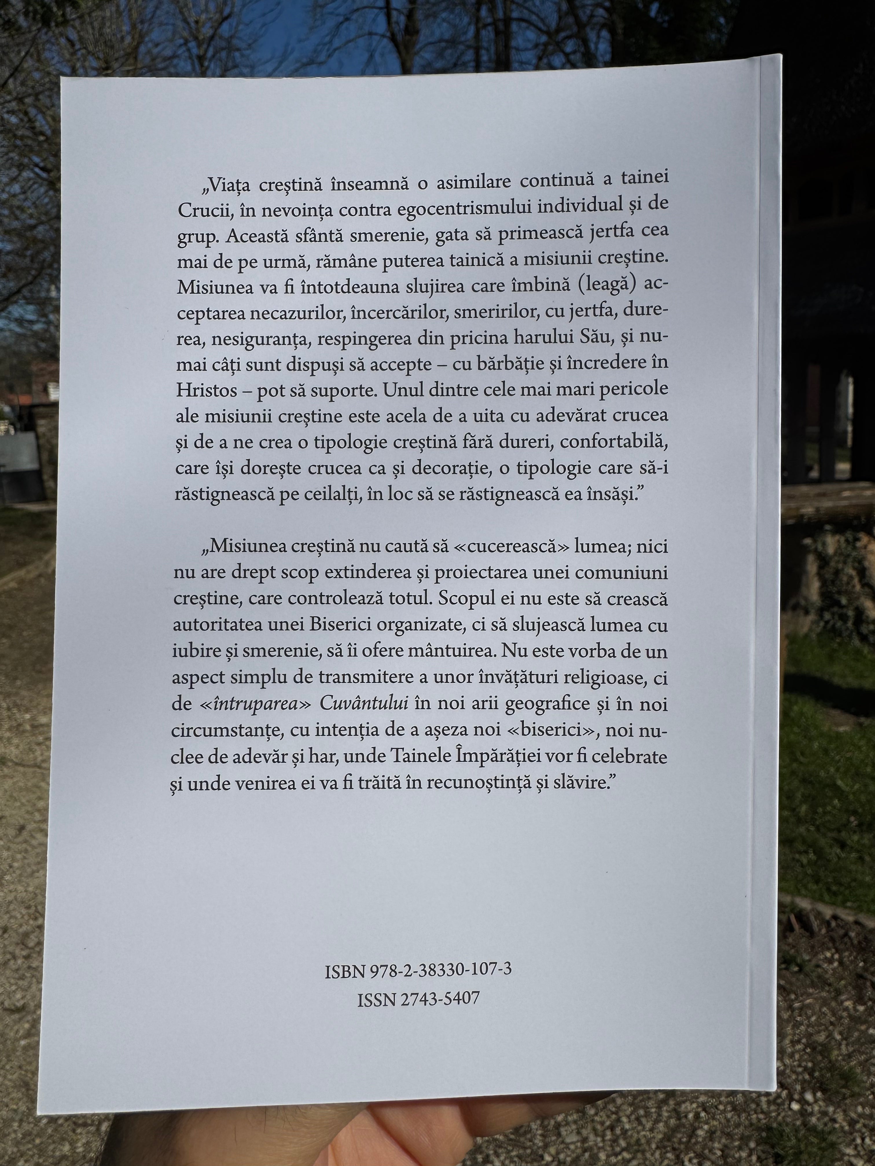 MISIUNE pe urmele lui Hristos