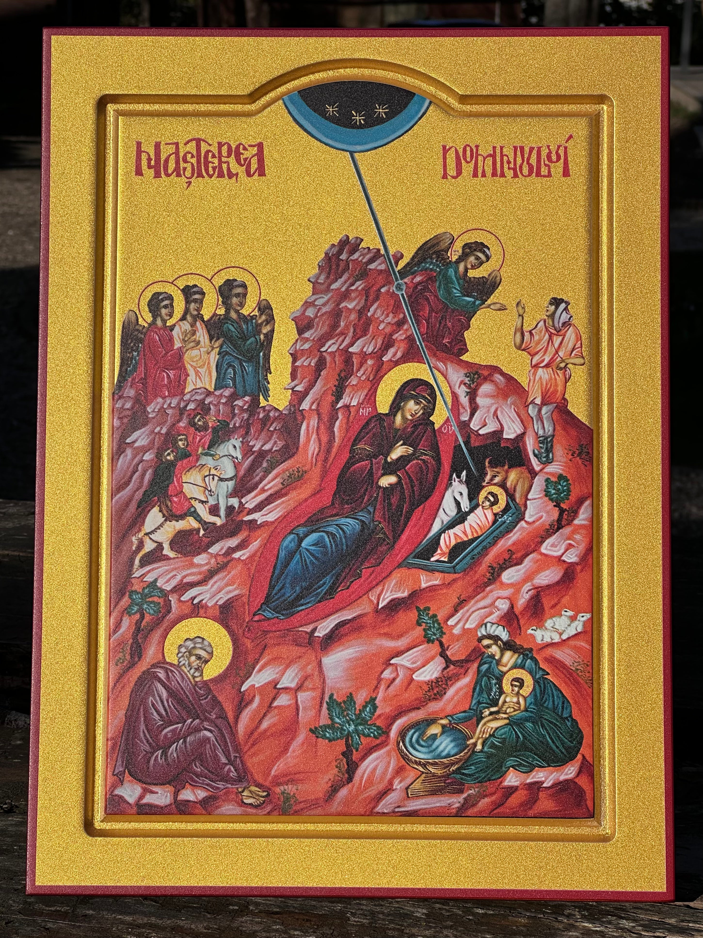 Icône de la Nativité / Icoana Nașterea Domnului - Modèle n°2