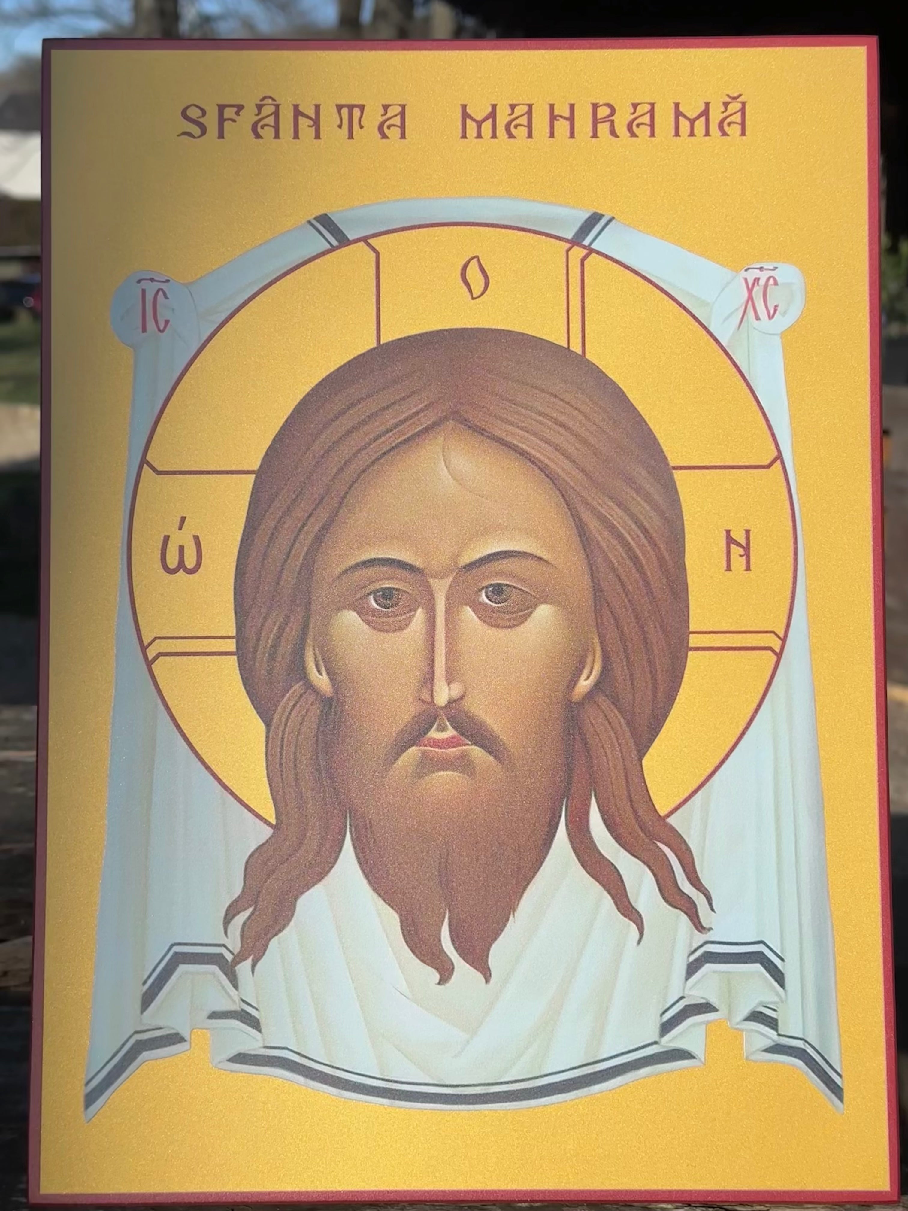 Icône Mandylion / Icoana Sfânta Mahrama