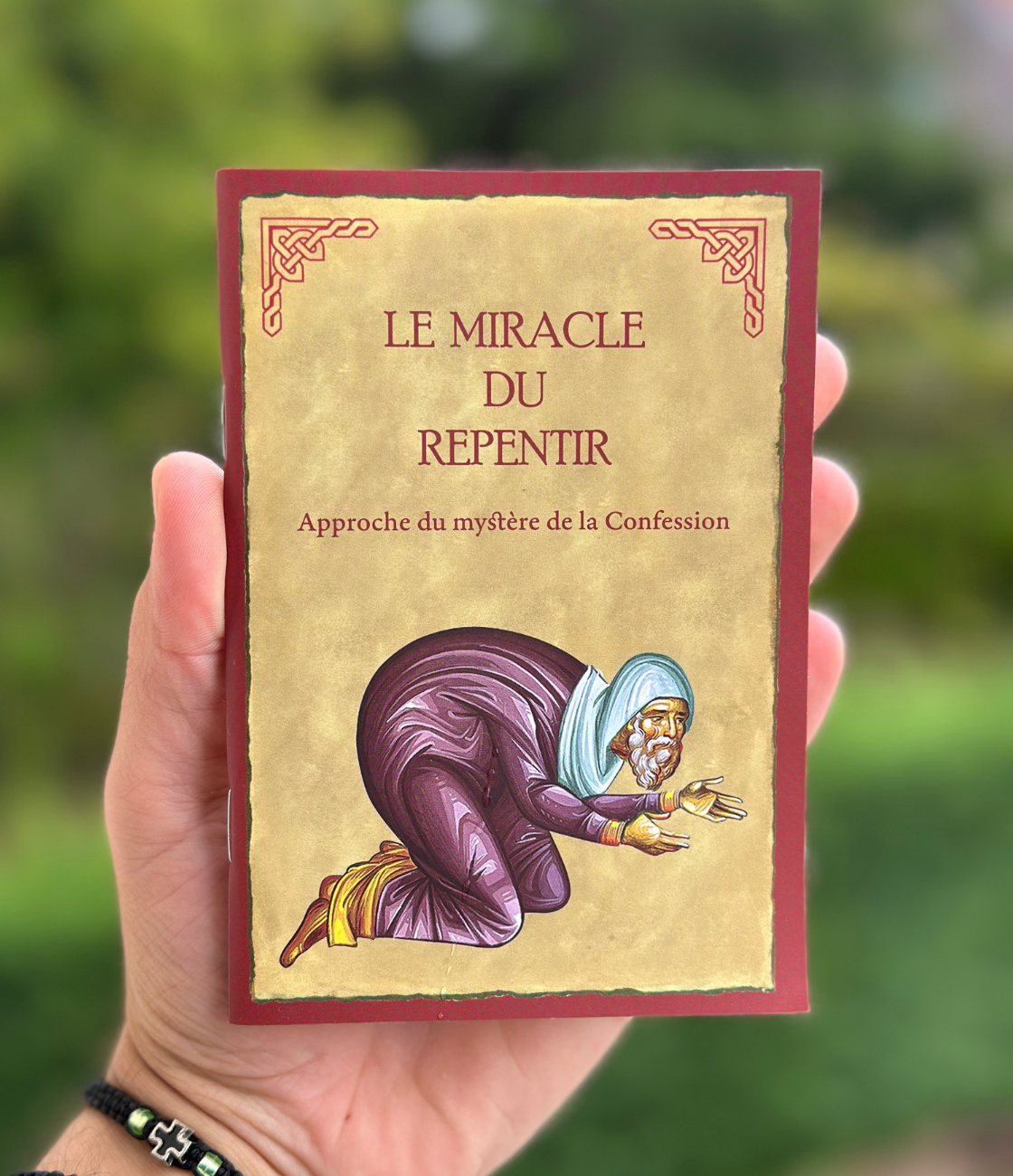 Une photo de la couverture du livre " Le miracle du repentir " des éditions Apostolia
