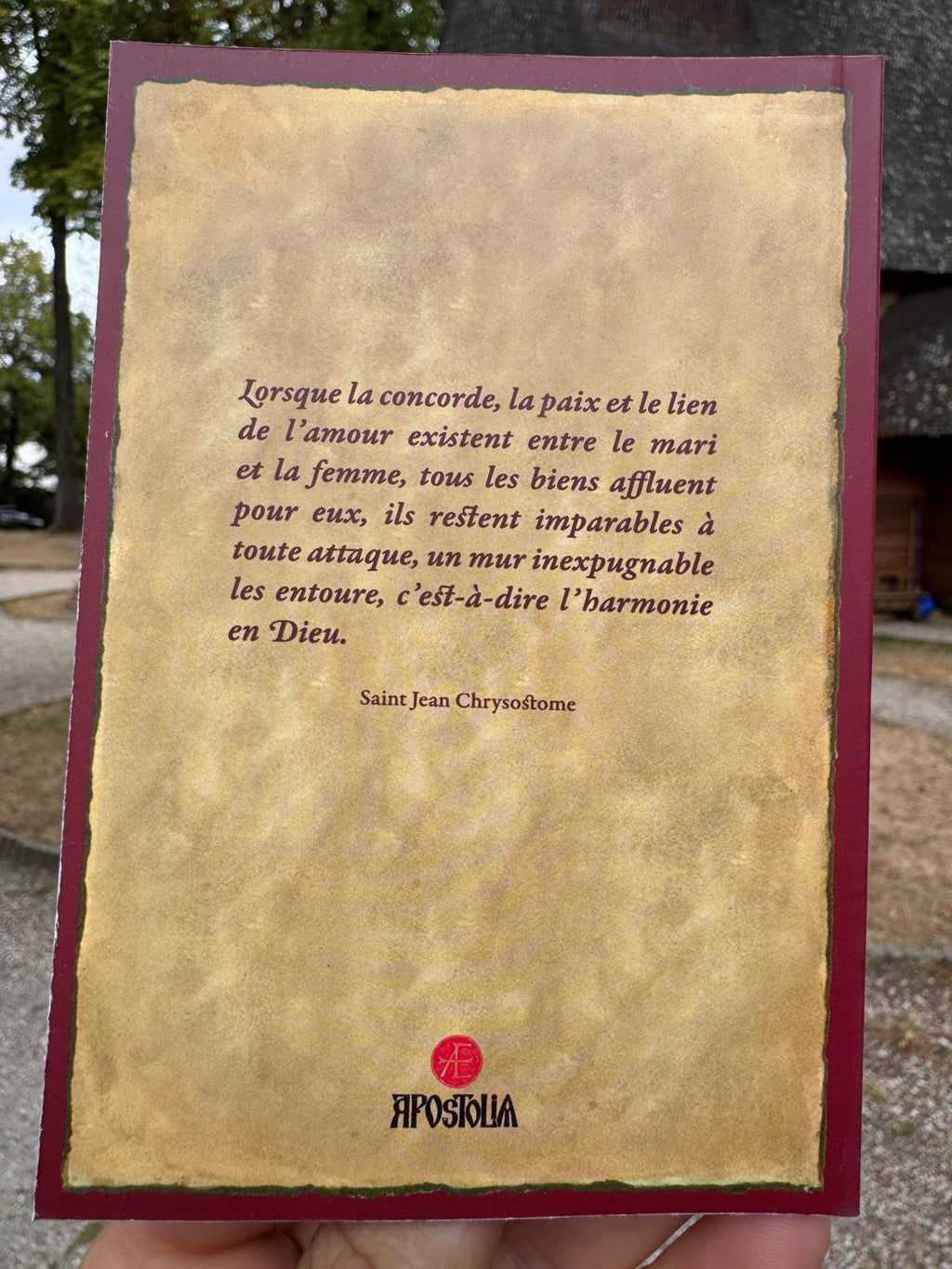 Le Sacrement du mariage – Communion d’Amour